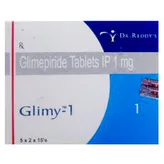 Glimy-1 Tablet 15's, Pack of 15 TABLETS