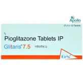 Glitaris 7.5 Tablet 10's, Pack of 10 TABLETS