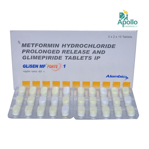 Glisen MF Forte 1 Tablet 15's