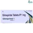 Glimiprime-1 Tablet 10's