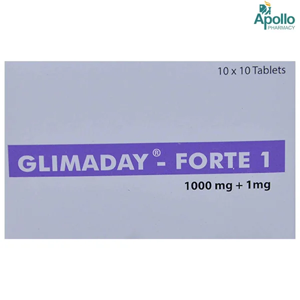 Glimaday Forte 1 mg Tablet 10's