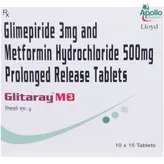 Glitaray M 3 Tablet 15's, Pack of 15 TABLETS
