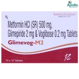 Glimevog M 2 Tablet 10's, Pack of 10 TABLETS