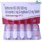 Glimevog M 2 Tablet 10's, Pack of 10 TABLETS