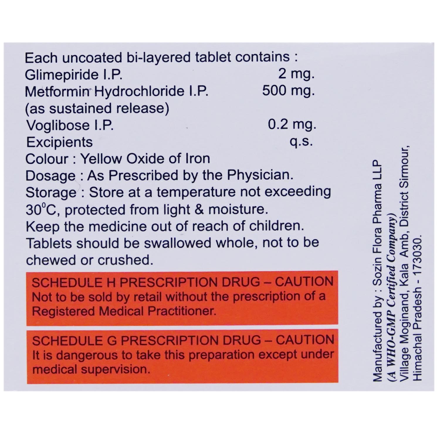 Glimfirst-MV2 Tablet 10's, Pack of 10 TABLETS Glimfirst-MV2 Tablet 10's, Pack of 10 TABLETS