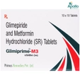 Glimiprime M 3 Tablet 10's