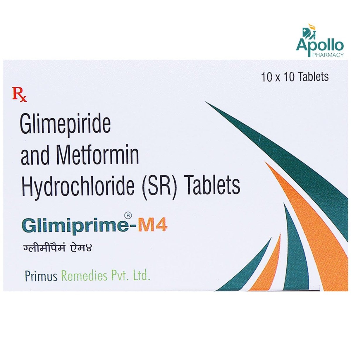 Glimiprime M 4 Tablet 10's, Pack of 10 TABLETS Glimiprime M 4 Tablet 10's, Pack of 10 TABLETS