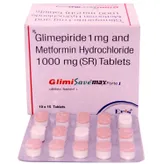 Glimisave Max Forte 1 Tablet 15's, Pack of 15 TabletS