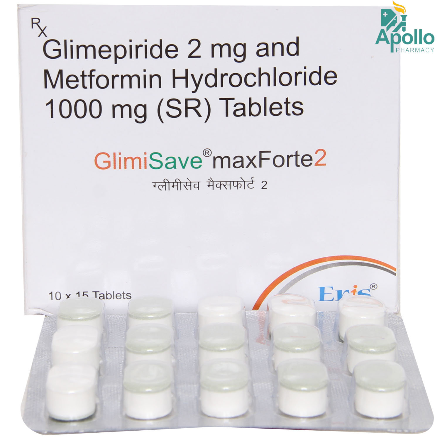 Glimisave Max Forte 2 Tablet 15's, Pack of 15 TABLETS Glimisave Max Forte 2 Tablet 15's, Pack of 15 TABLETS