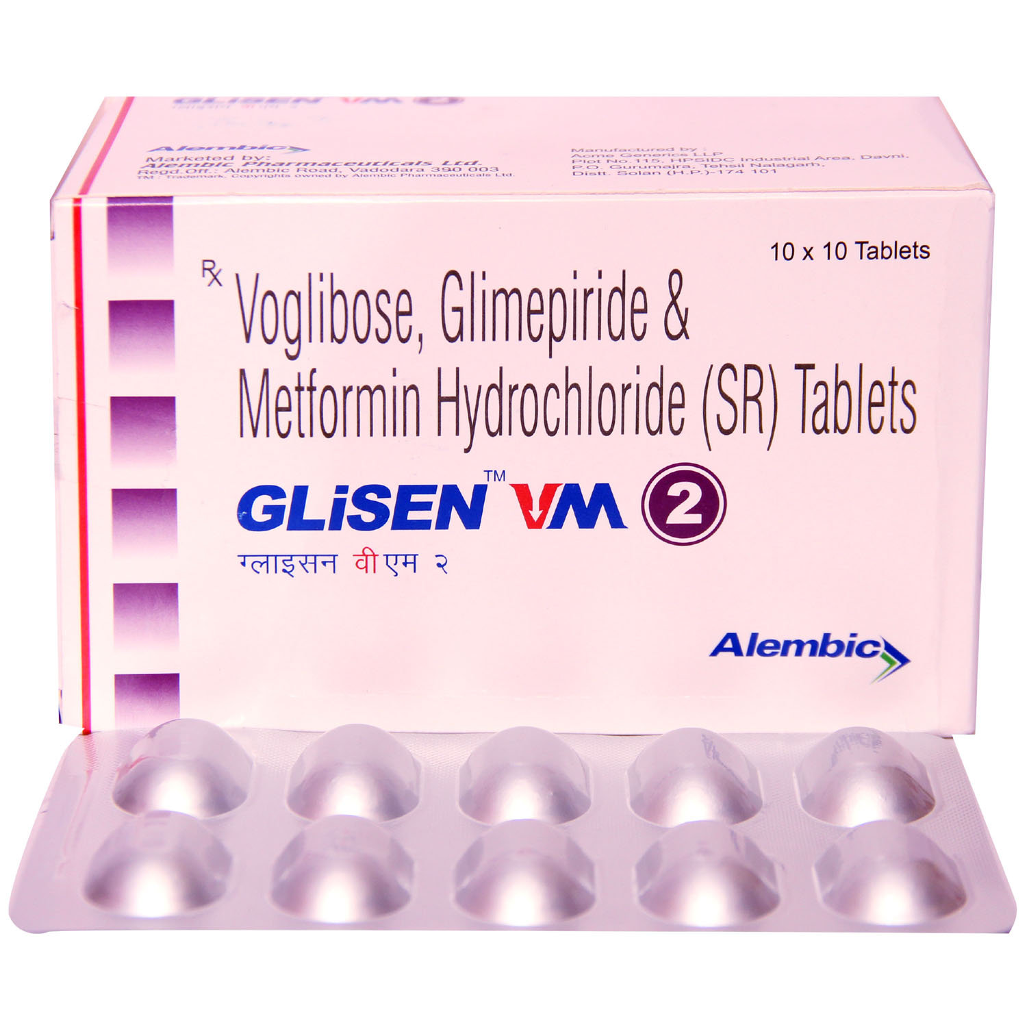 Glisen VM 2 Tablet 10's, Pack of 10 Glisen VM 2 Tablet 10's, Pack of 10