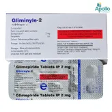 Gliminyle 2 mg Tablet 10's, Pack of 10 TABLETS