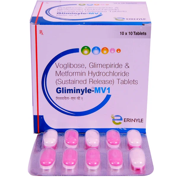 Gliminyle-MV1 Tablet 10's