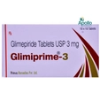 GLIMIPRIME 3MG TABLET 10'S 