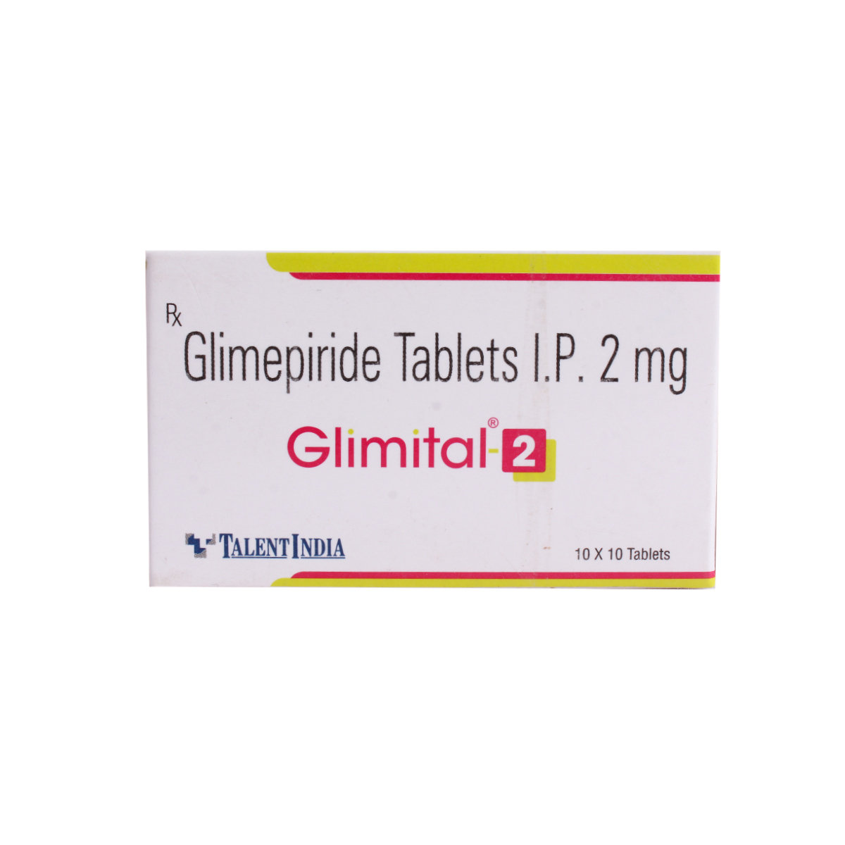 Glimital 2 Tablet 10's, Pack of 10 TABLETS Glimital 2 Tablet 10's, Pack of 10 TABLETS
