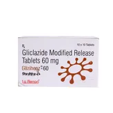Glizihenz-60mg Tablet 10's, Pack of 10 TabletS
