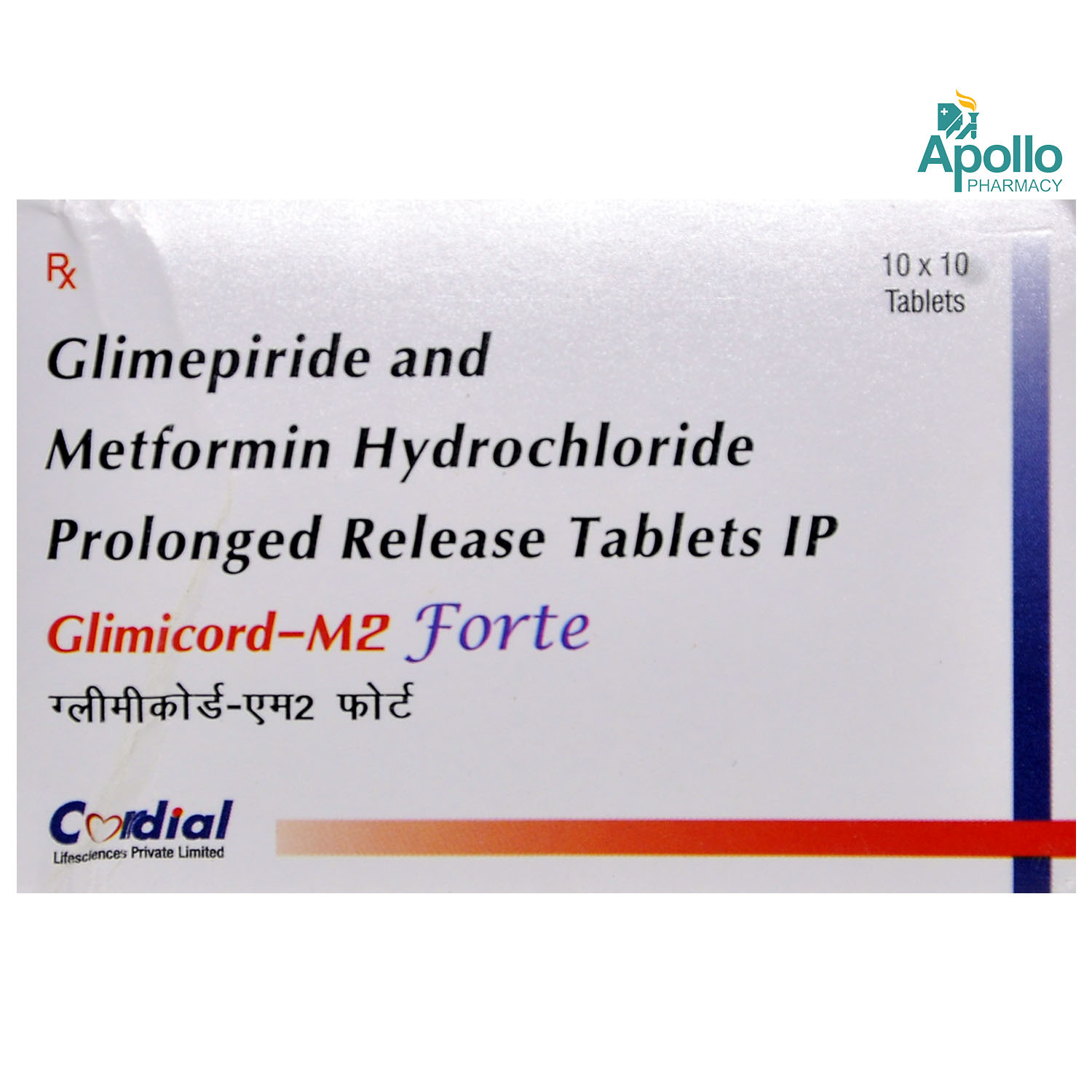 GLIMICORD M2 FORTE TABLET 10'S, Pack of 10 TABLETS GLIMICORD M2 FORTE TABLET 10'S, Pack of 10 TABLETS