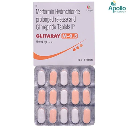 Glitaray M-0.5 Tablet 15's