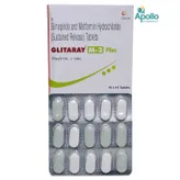Glitaray M-2 Plus Tablet 15's, Pack of 15 TABLETS