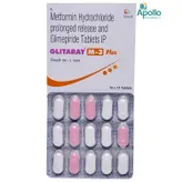 Glitaray M-3 Plus Tablet 15's, Pack of 15 TABLETS
