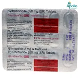 Glimisave M2 850 Tablet 15's, Pack of 15 TABLETS