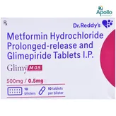 Glimy M 0.5 Tablet 10's, Pack of 10 TABLETS