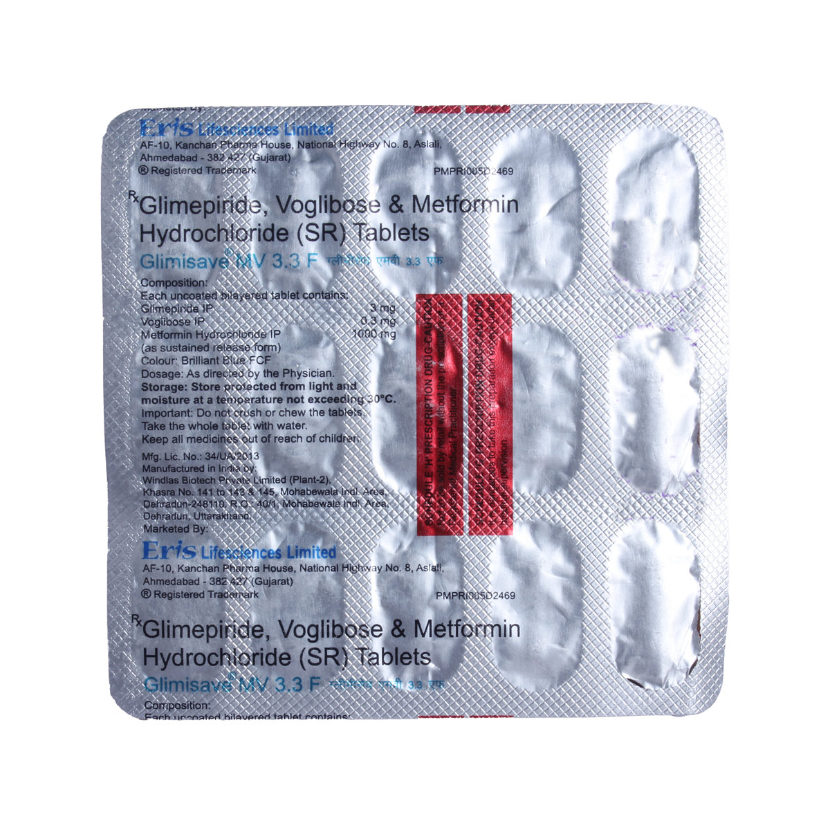 Glimisave MV 3.3 F Tablet 15's, Pack of 15 TabletS Glimisave MV 3.3 F Tablet 15's, Pack of 15 TabletS
