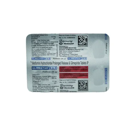 Glimestar-M 0.5 Tablet 10's