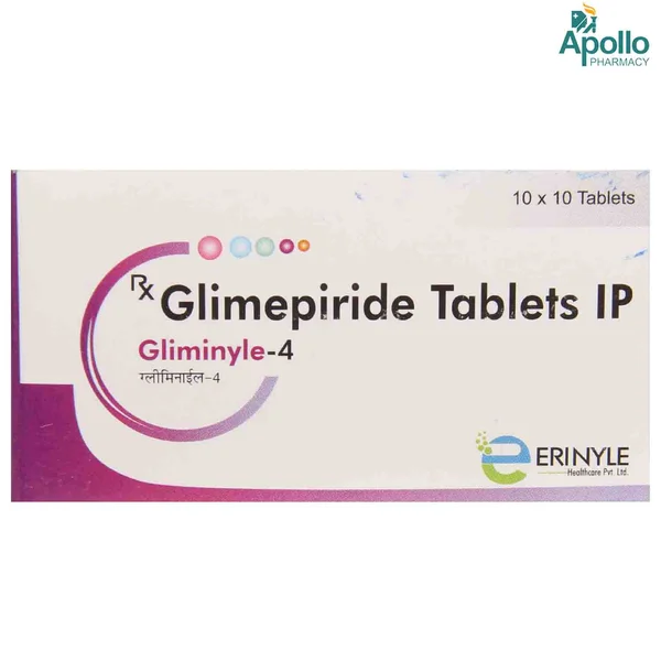 Gliminyle 4 mg Tablet 10's