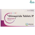Gliminyle 4 mg Tablet 10's