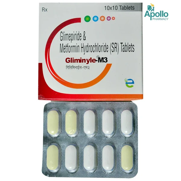 Gliminyle-M 3 Tablet 10's