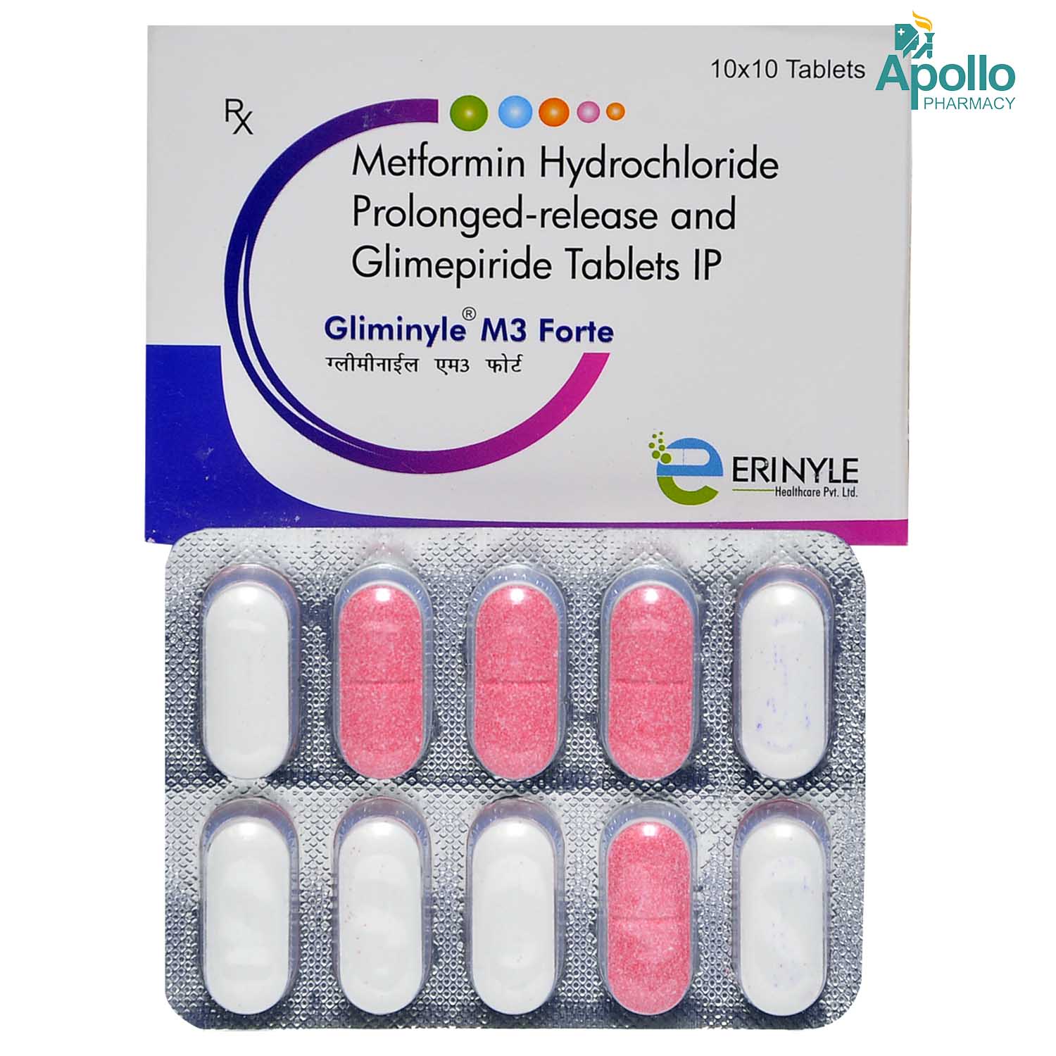 GLIMINYLE M 3MG FORTE TABLET Uses Side Effects Price Apollo