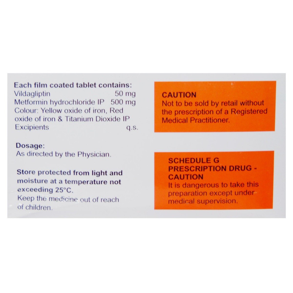 Glipy Met 500 Tablet 10's, Pack of 10 TABLETS Glipy Met 500 Tablet 10's, Pack of 10 TABLETS