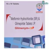 Glimenym-M1 Tablet 10's, Pack of 10 TABLETS