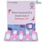 Glimenym-M1 Tablet 10's, Pack of 10 TABLETS