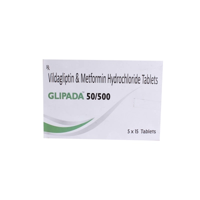 Glipada 50 mg/500 mg Tablet 15's, Pack of 15 TABLETS