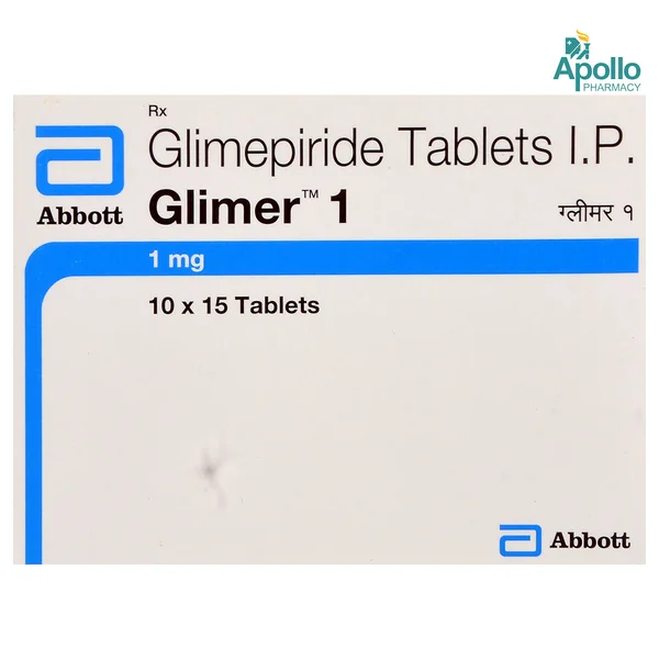 Glimer 1 Tablet 15's