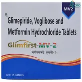 Glimfirst MV 2 Tablet 15's, Pack of 15 TABLET SRS