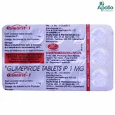 Glimfirst-1 Tablet 15's, Pack of 15 TabletS