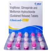 Glimicord-MV 1 Tablet 15's, Pack of 15 TabletS