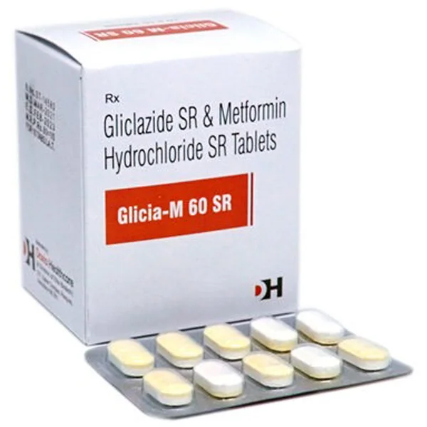 Glicia-M 60 SR Tablet 10's