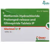 Glorimet G 1 Tablet 10's, Pack of 10 TABLETS