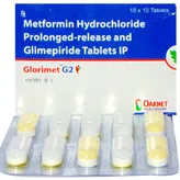 Glorimet G2 Tablet 10's, Pack of 10 TabletS