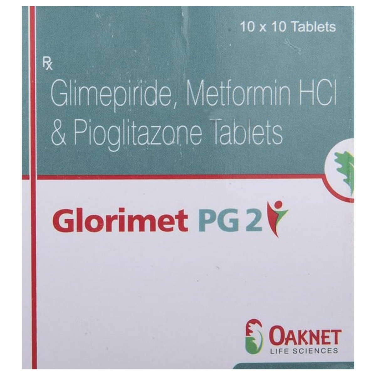 Glorimet PG 2 Tablet 10's, Pack of 10 TABLETS Glorimet PG 2 Tablet 10's, Pack of 10 TABLETS