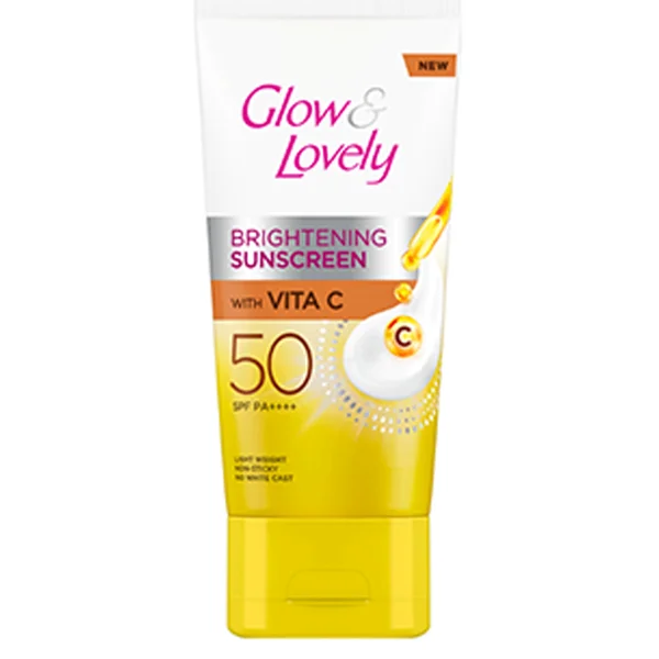 Glow & Lovely SPF 50 PA++++ Brightening Sunscreen, 50 gm