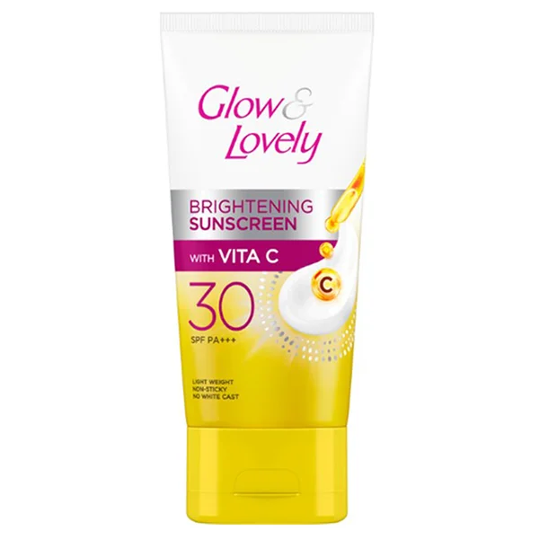 Glow & Lovely SPF 30 PA+++ Brightening Sunscreen, 50 gm