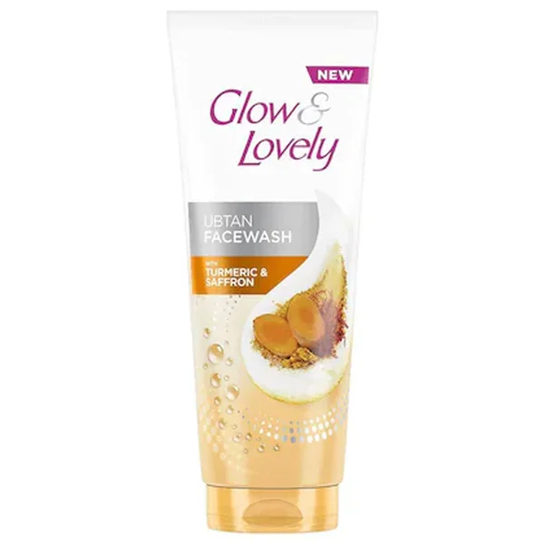 Glow & Lovely Turmeric & Saffron Ubtan Face Wash, 100 gm