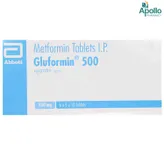 Gluformin 500 Tablet 10's, Pack of 10 TABLETS