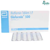 Gluformin 500 Tablet 10's, Pack of 10 TABLETS