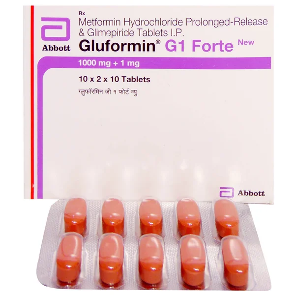 Gluformin G1 Forte Tablet 10's