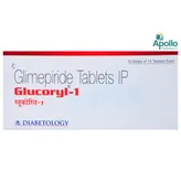 Glucoryl-1 Tablet 10's, Pack of 10 TabletS